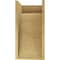 Ekena Millwork 11"W x 11"D x 22"H Wide Del Monte Rough Cedar Woodgrain TimberThane Corbel, Primed Tan CORUR11X11X22DELRCPR - alternate 4